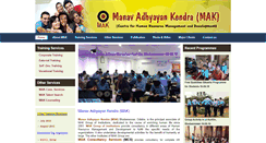 Desktop Screenshot of manavadhyayankendra.org